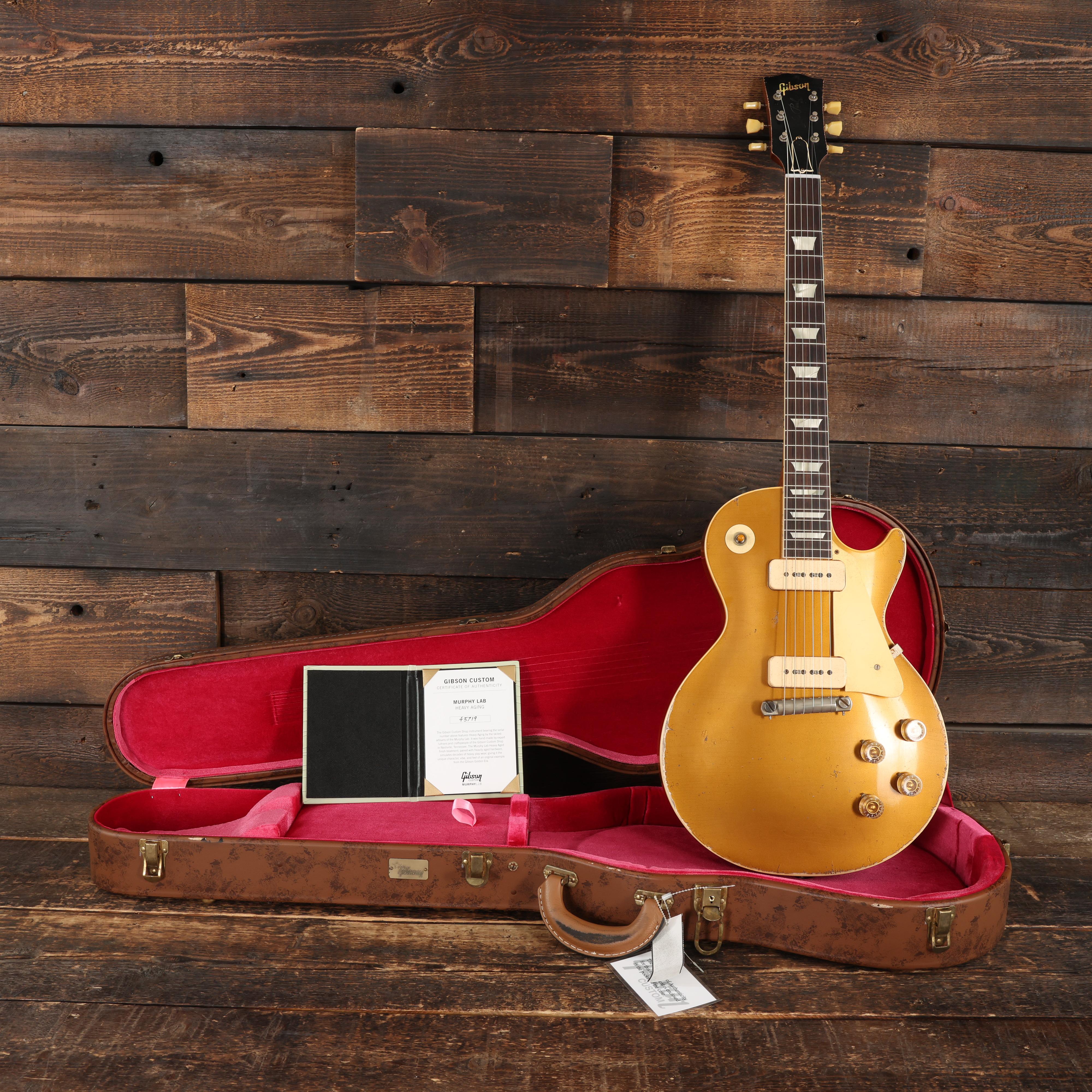 Gibson Custom Shop Murphy Lab 1954 Les Paul Goldtop Reissue Heavy